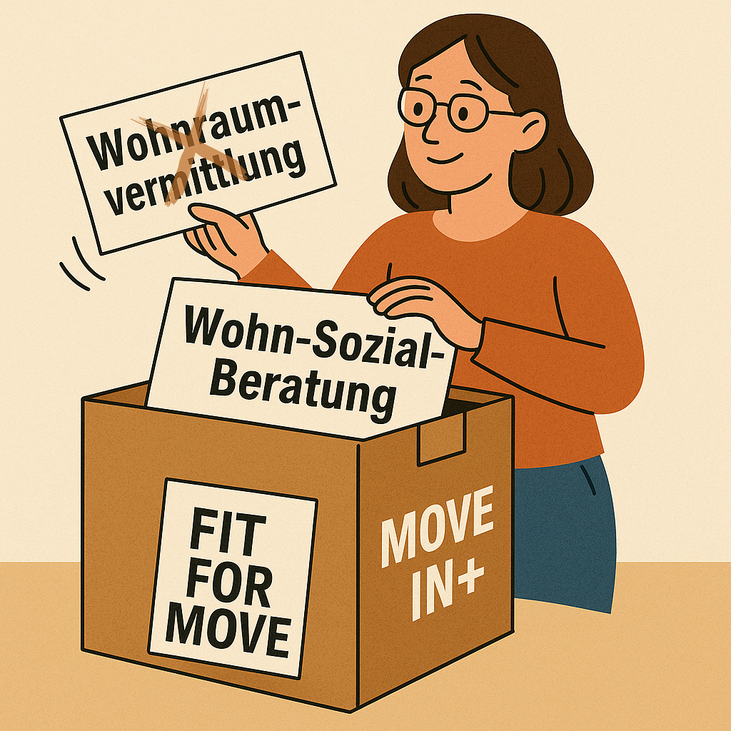 Aus Wohnraumvermittlung wird Wohn-Sozial-Beratung